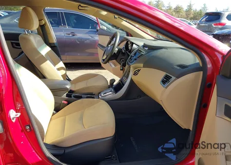 2013 Hyundai Elantra Gls from USA, damaged, VIN KMHDH4AE0DU945875